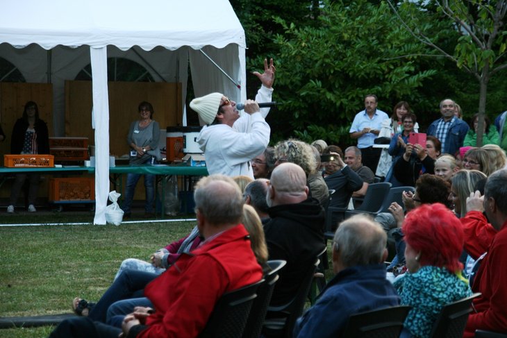 Purple Schulz: Er kann auch witzig! Beim Song „Und ich wollte noch Aufschnitt nehm‘“ brachen die Zuschauer in Lachtränen aus.