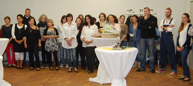 Die neuen Praxisanleiter nach der Zeugnisübergabe.