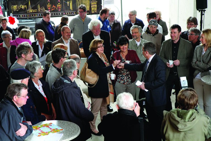 Eröffnung des GPZ Speyer-West am 29. Oktober, hier beim Dachdichtfest im April 2014.